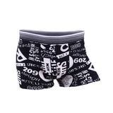 Boxer casual con stampa grafica e fascia elastica da uomo - Boxer uomo ATREND