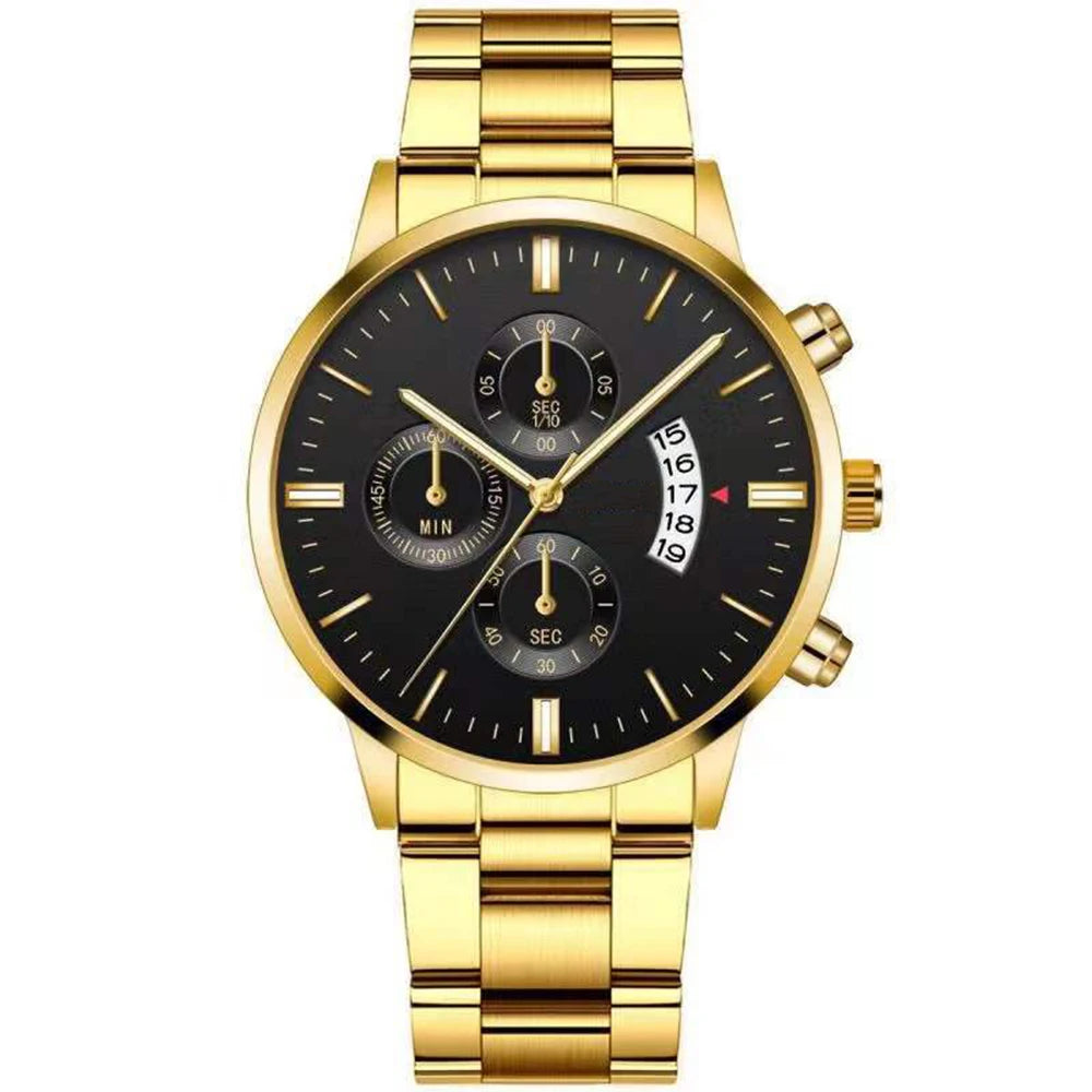Set idea regalo con orologio e braccialetto da uomo