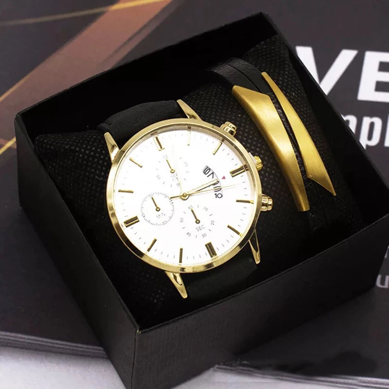 Set idea regalo con orologio e braccialetto da uomo - Idea regalo uomo ATREND
