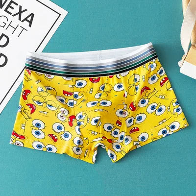 Boxer casual con stampa grafica e fascia elastica da uomo - Boxer uomo ATREND