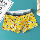 Boxer casual con stampa grafica e fascia elastica da uomo - Boxer uomo ATREND
