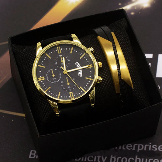 Set idea regalo con orologio e braccialetto da uomo - Idea regalo uomo ATREND