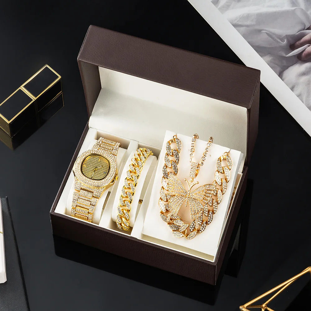 Set idea regalo con orologio braccialetto e collane da donna - Idea regalo donna ATREND