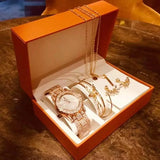 Set idea regalo con orologio bracciale collana e orecchini da donna - Idea regalo donna ATREND