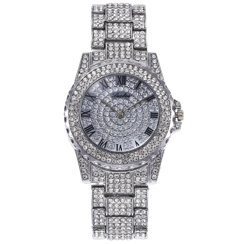 Set idea regalo orologio braccialetto e collana cuban da donna - Idea regalo donna ATREND