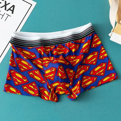 Boxer casual con stampa grafica e fascia elastica da uomo - Boxer uomo ATREND