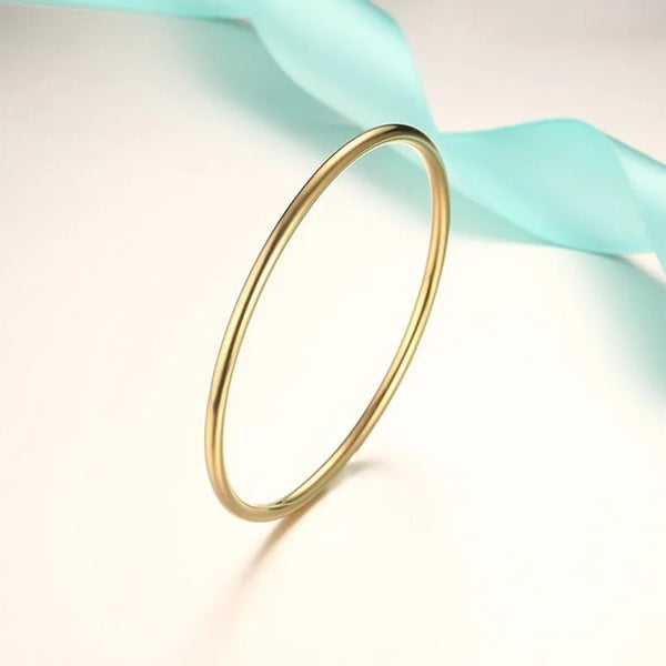 Bracciale casual sottile in acciaio da donna