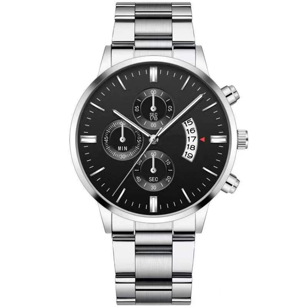 Set idea regalo con orologio e braccialetto da uomo
