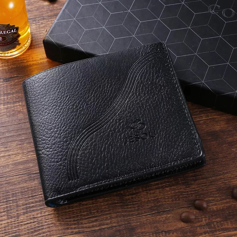 Set idea regalo con portafoglio orologio occhiali penna porta chiavi e cintura da uomo - Idea regalo uomo ATREND