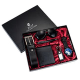 Set idea regalo casual con cintura portafoglio occhiali da sole portachiavi orologio e penna da uomo - Idea regalo uomo ATREND