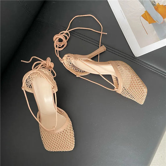 Sandali casual alla romana traspiranti in rete da donna - Sandali donna ATREND