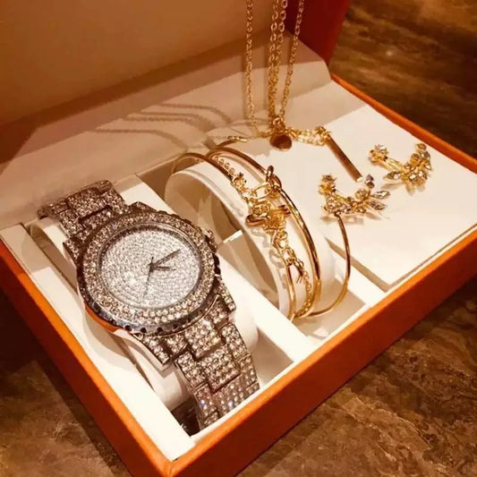 Set idea regalo con orologio bracciale collana e orecchini da donna - Idea regalo donna ATREND