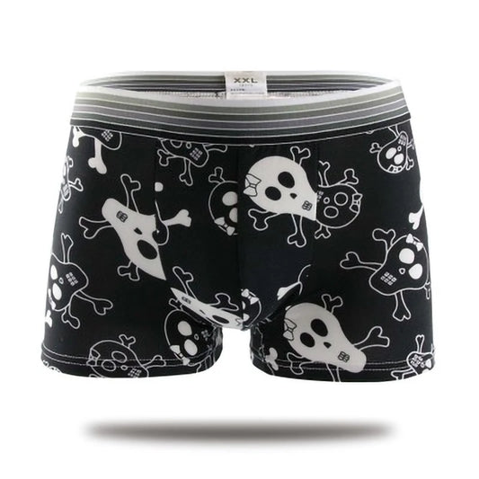 Boxer casual con stampa grafica e fascia elastica da uomo - Boxer uomo ATREND