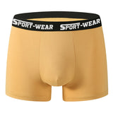 Boxer casual 6 pezzi in cotone con fascia elastico e lettere da uomo - Boxer uomo ATREND