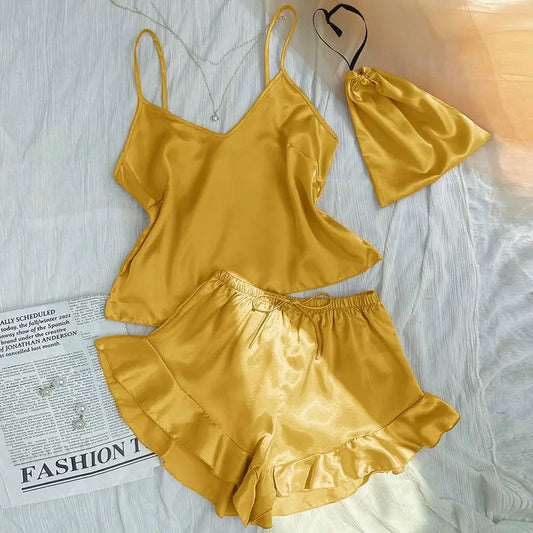 Pigiama casual canottiera e pantaloncini da donna - Pigiama donna ATREND