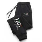 Pantaloni sportivi casual con fascia elastica con lacci e lettere unisex - Pantaloni sportivi unisex ATREND