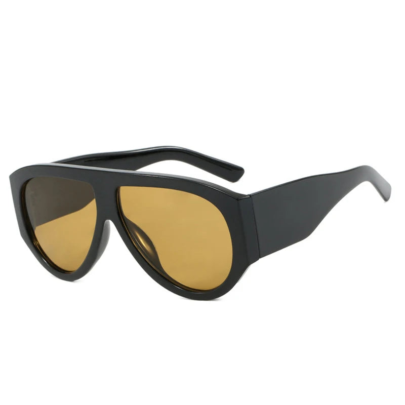 Occhiali da sole retrò bicolor con lenti colorate unisex - Occhiali da sole unisex ATREND