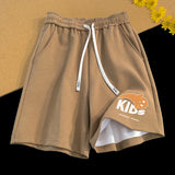 Pantaloncini casual cartoon con fascia elastica e lacci da uomo - Pantaloncini uomo ATREND