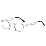 Occhiali da sole ovali con lenti colorate unisex - Occhiali da sole unisex ATREND