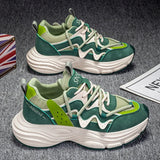 Sneakers casual in pelle PU da uomo