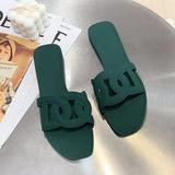 Ciabatte con fascia geometrica da donna - Ciabatte donna ATREND