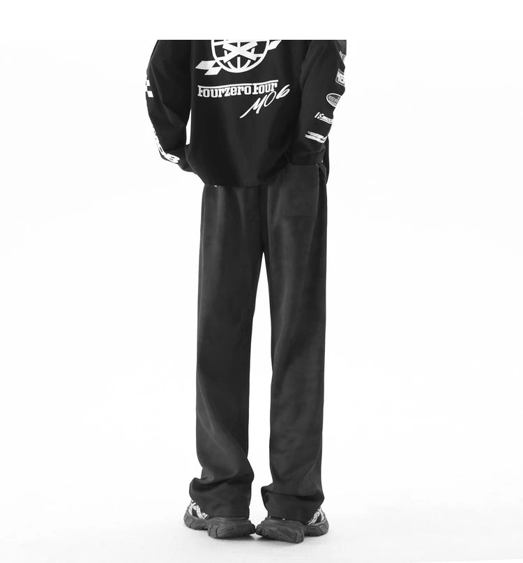 Pantaloni casual con fascia elastica da uomo - Pantaloni uomo ATREND