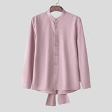 Camicia scavata con fiocco da uomo - Camicia uomo ATREND