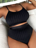 Women's two-piece bikini bra and panties
