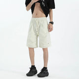 Men's Elastic Waistband Drawstring Casual Shorts
