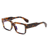 Occhiali da sole quadrati bicolor con lenti chiare o scure unisex - Occhiali da sole unisex ATREND