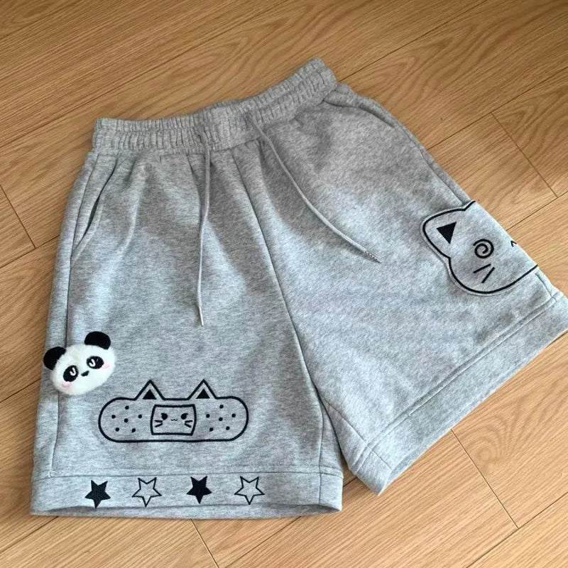 Pantaloncini casual con stampa animale da donna - Pantaloncini da donna ATREND