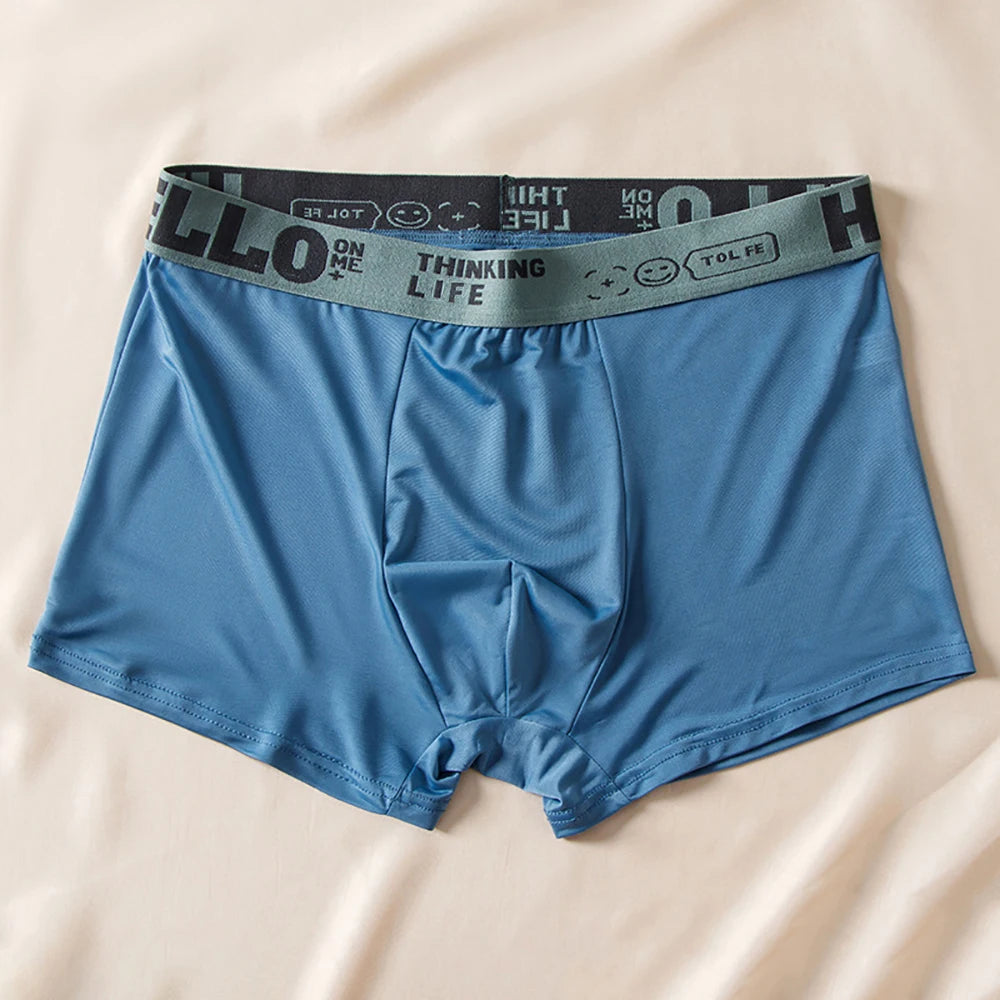 Boxer casual 5 pezzi traspiranti con fascia elastica da uomo - Boxer uomo ATREND