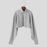 Blazer corto con maniche a sbuffo da uomo - blazer uomo ATREND