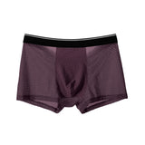 Men's 5 Piece Breathable Elastic Band Casual Boxer Shorts