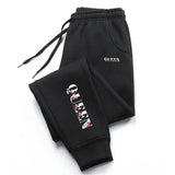 Pantaloni sportivi casual con fascia elastica e lettere da donna - Pantaloni sportivi donna ATREND