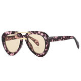 Occhiali da sole a goccia bicolor unisex - Occhiali da sole unisex ATREND