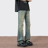 Jeans casual a gamba larga da uomo - Jeans uomo ATREND