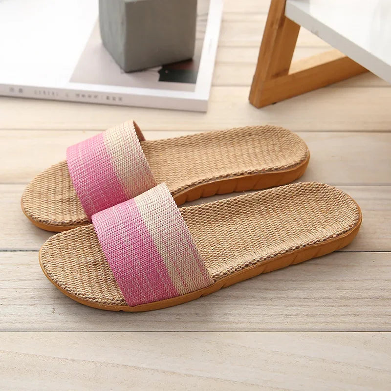 Ciabatte casual con fascia bicolore da donna - Ciabatte donna ATREND