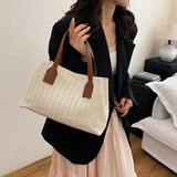 Borsa a mano casual in cotone da donna - Borsa a mano ATREND