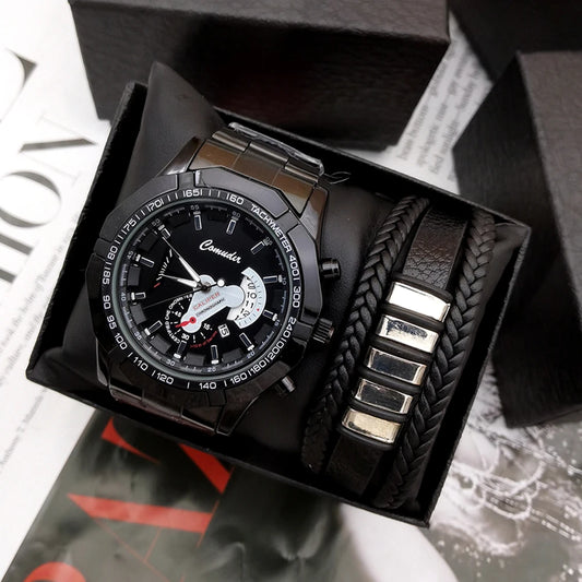 Set idea regalo con orologio e braccialetto da uomo - Idea regalo donna ATREND