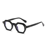 Occhiali da sole geometrici bicolor con lenti chiare o scure unisex - Occhiali da sole unisex ATREND