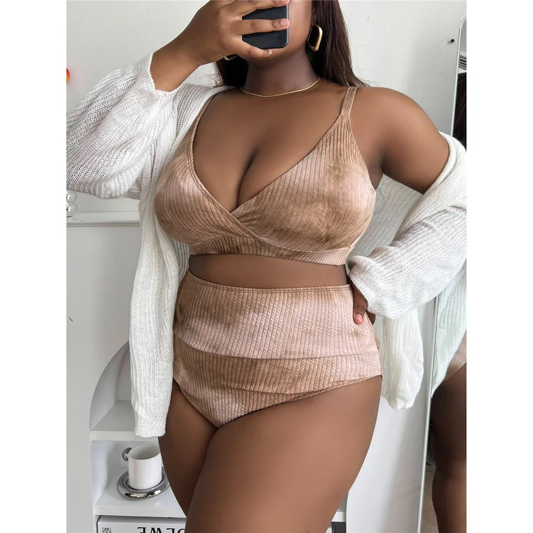 Women's two-piece bikini bra and panties