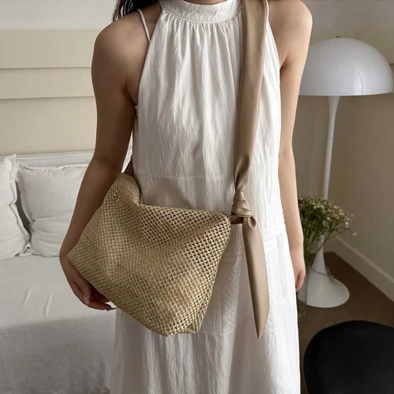 Borsa a tracolla casual con cinturino regolabile in pelle PU e catena da donna - Borsa a tracolla ATREND