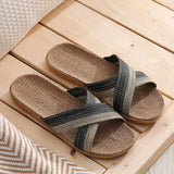 Ciabatte casual con fascia bicolore da donna - Ciabatte donna ATREND