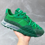 Sneakers chunky casual in pelle solida mesh traspirante unisex