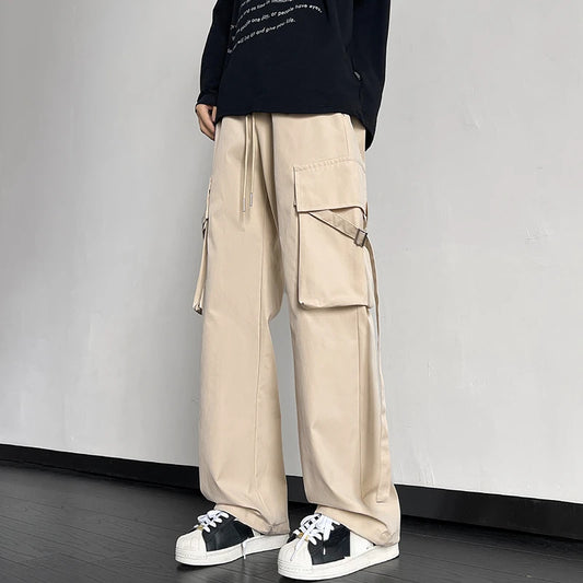 Pantaloni cargo casual multi tasche da uomo - Pantaloni uomo ATREND