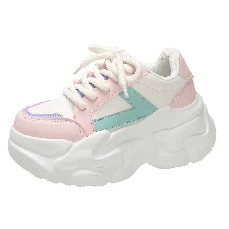 Sneakers casual outdoor con para alta e lacci da donna - Sneakers donna ATREND