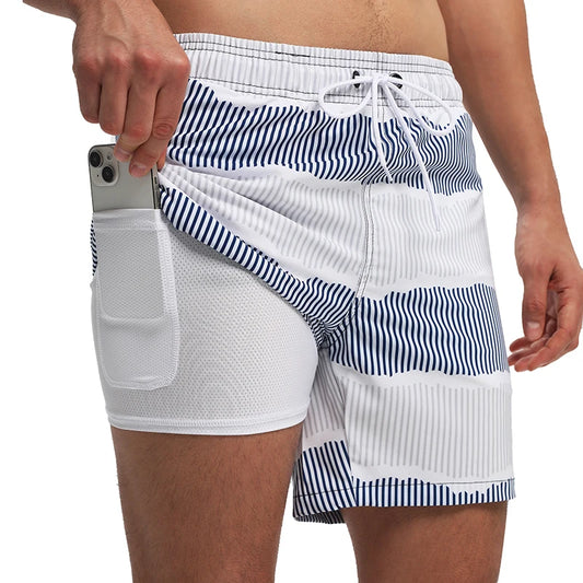 Costume casual con stampa grafica da uomo - Costume uomo ATREND