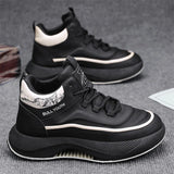 Sneakers casual con suola in gomma e chiusura a lacci da uomo