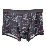 Boxer casual 8 pezzi con fascia elastica e stampa grafica da uomo - Boxer uomo ATREND